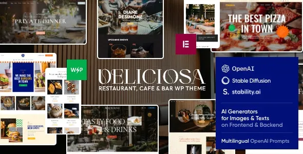 Deliciosa - Restaurant & Cafe Theme