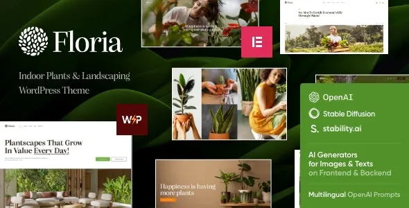 Floria — Gardening & Landscaping WordPress Theme