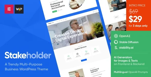 Stakeholder - Business WordPress Theme