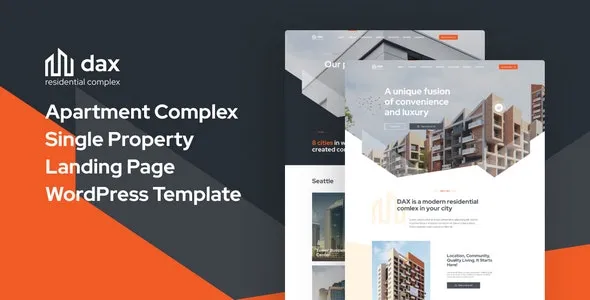 DAXX - Apartment Complex WordPress Theme