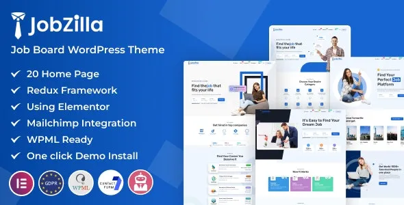 JobZilla - Job Board WordPress Theme