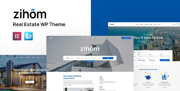 Zihom - Real Estate WordPress Theme