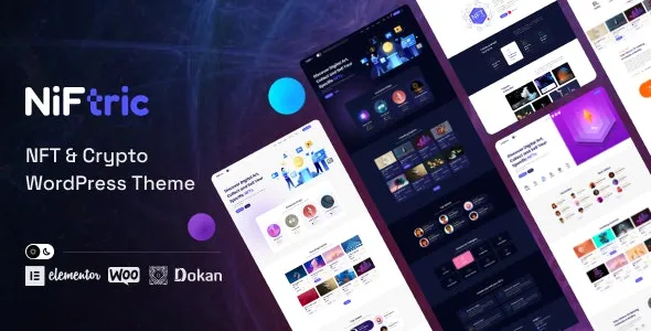 Niftric - NFT Marketplace WordPress Theme