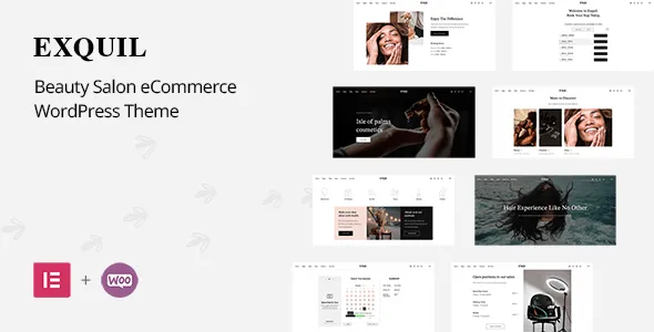 Exquil – Beauty Salon eCommerce Theme