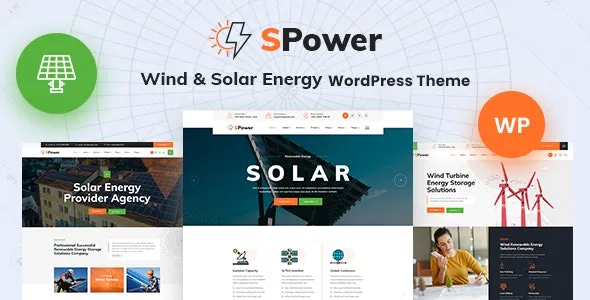 SPower - Wind & Solar Energy WordPress Theme