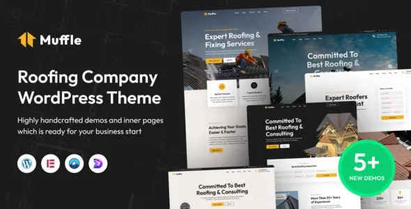 Muffle - Roofing Company WordPress Theme