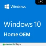 Windows 10 Home OEM License Key – 1 PC