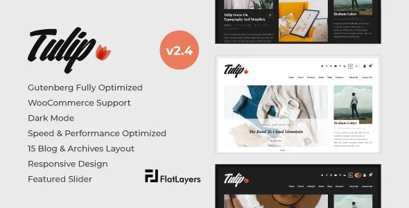 Tulip - Responsive WordPress Blog Theme