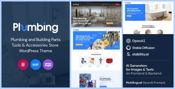 Plumbing Building - Tools & Store Theme