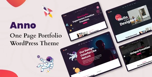 Anno - One Page Portfolio WordPress Theme