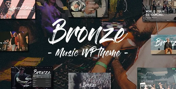 Bronze - A Professional Music WordPress Theme