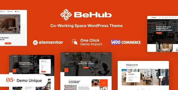 BeHub | Coworking Space WordPress Theme