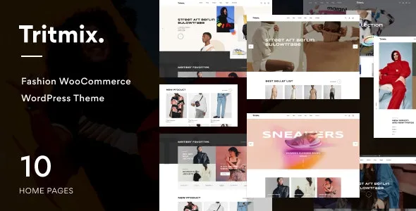 Tritmix - Fashion Elementor WooCommerce Theme