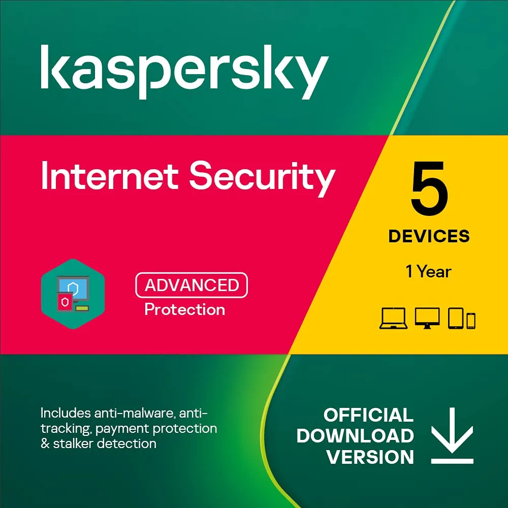 Kaspersky Internet Security for 5 Device | 1 Year Subscription