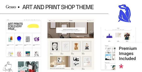 Gesso - Art & Print Shop Theme