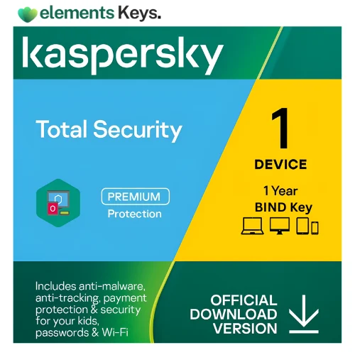 Kaspersky Total Security Bind Key 1 Device 1 Year