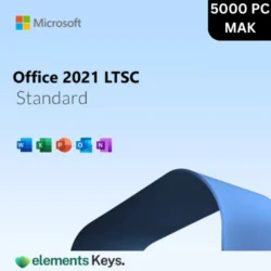 Office LTSC Standard 2021 MAK key for 5000 PC