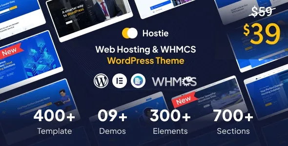 Hostie - Web Hosting & WHMCS WordPress Theme