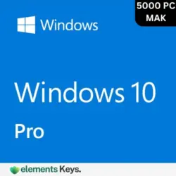 Windows 10 Pro MAK Key 5000 PC – Lifetime Validity