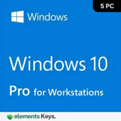 Windows 10 Pro Workstation Key 5 user