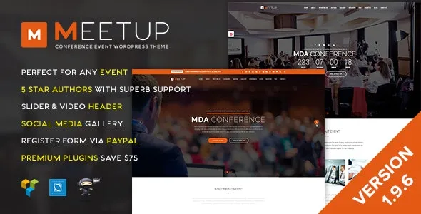 Meetup - Conference Event WordPress Theme