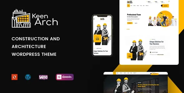 Keenarch - Building & Construction WordPress Theme