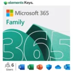 Office 365 Family 5 PC/Mac 6TB Cloud Storage (30-Month) Bind License key 6 User Account