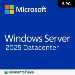 Windows Server 2025 Datacenter for 5 PC