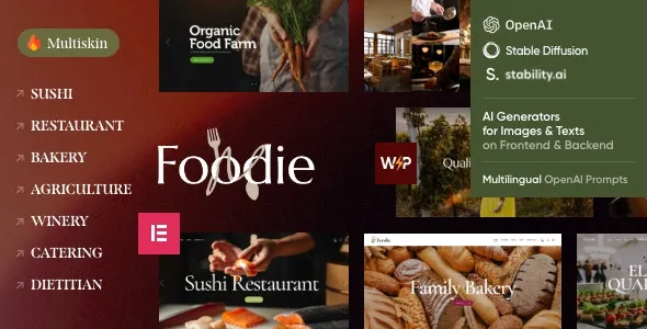 Foodie - Restaurant Theme