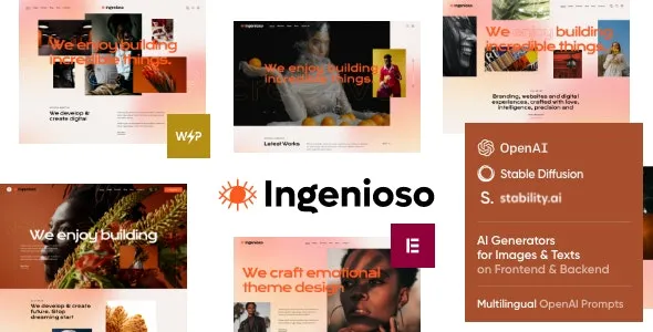 Ingenioso - Creative WordPress Theme