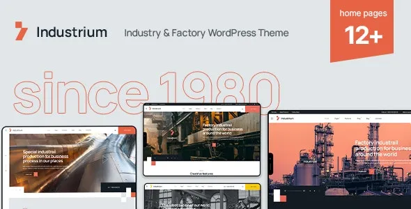 Industrium | Industry & Factory WordPress Theme