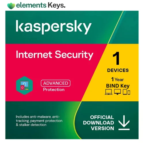 Kaspersky Internet Security Bind Key 1 Device 1 Year