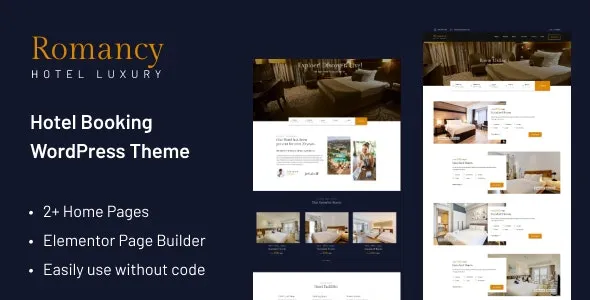 Romancy - Hotel Booking WordPress Theme