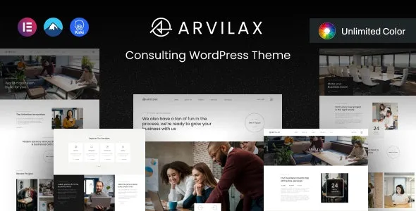 Arvilax - Business Consulting WordPress Theme