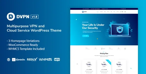 DVPN | Multipurpose VPN WordPress Theme