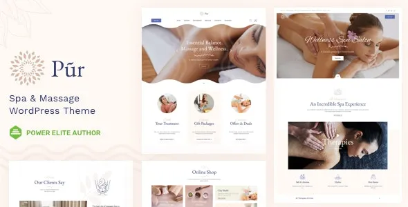 Pur - Spa WordPress Theme