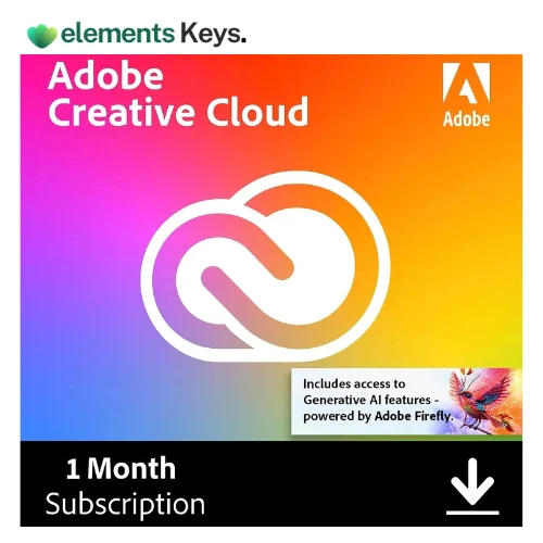 Adobe Creative Cloud All Apps 1 Month – Redeem Code