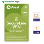 Avast SecureLine VPN – 10 Device 1 Year Secure Connection PC/Mac/Android/iOS