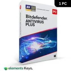 Bitdefender Antivirus Plus 1 Device 1 Year