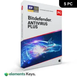 Bitdefender Antivirus Plus 5 Device – 1 Year