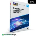 Bitdefender Internet Security 5 Device 1 Year