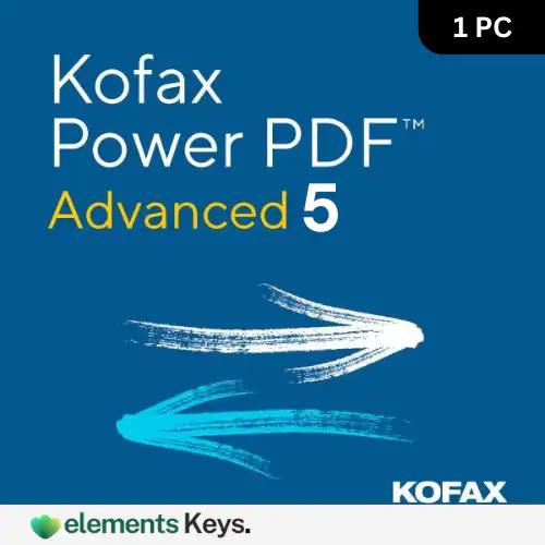 Kofax Power PDF Advanced 5 for Windows | Lifetime