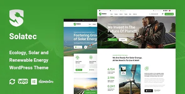 Solatec - Ecology & Solar Energy WordPress Theme