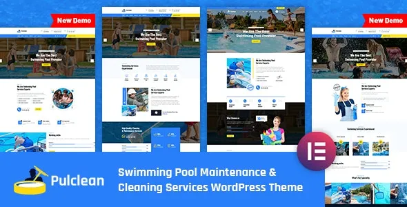 Pulclean - Swimming Pool Maintenance & Cleaning WordPress Theme