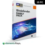 Bitdefender Family Pack 15 Device – 2 Year