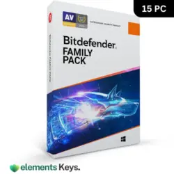 Bitdefender Family Pack 15 Device – 2 Year