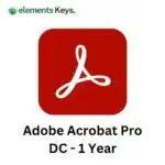 Adobe Acrobat Pro DC-1 Year