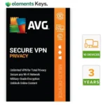 AVG Secure VPN (Multi-Device) 10 Devices | 3 Years