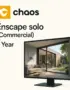 Chaos Enscape solo (Commercial) - Real-Time Rendering and Virtual Reality | 1 Year