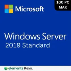 Windows Server 2019 Standard mak 100 user